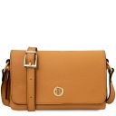 Biscuit Soft Leather Shoulder bag Apricot TL142582
