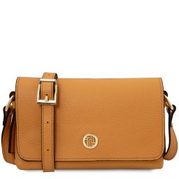 Biscuit Soft Leather Shoulder bag Apricot TL142582