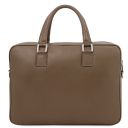 Treviso Leather Laptop Briefcase Темный серо-коричневый TL142546