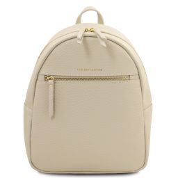 Arco Rucksack aus Leder Beige TL142584