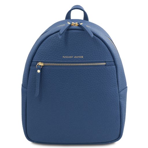 Arco Leather Backpack Denim TL142584