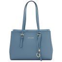 TL Bag Sac Bandoulière en Cuir Denim TL142037