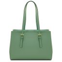 TL Bag Sac Bandoulière en Cuir Vert Menthe TL142037