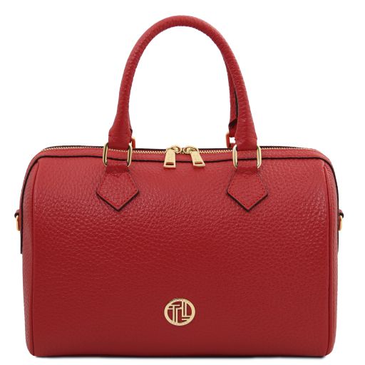 Barrique Leather Duffle bag Lipstick Red TL142586