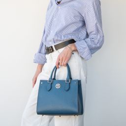 Dama Leather Handbag Cognac TL142565