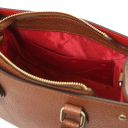 Croque Leather Handbag Cognac TL142565