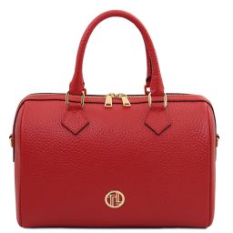 Barrique Leather Duffle bag Lipstick Red TL142586
