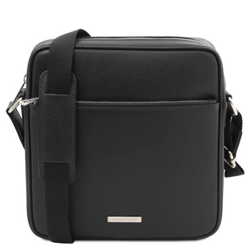 Luke Sac en Cuir Saffiano Pour Homme Noir TL142550