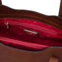 Olimpia Leather Tote Brown TL142561