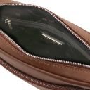 Luke Sac en Cuir Saffiano Pour Homme Café TL142550