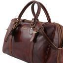 Berlin Travel Leather Duffle bag - Small Size Brown TL1014