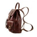 Tokyo Leather Backpack Brown TL9035