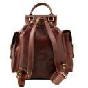 Pechino Leather Backpack Brown TL9052