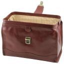 Raffaello Doctor Leather bag Dark Brown TL10077