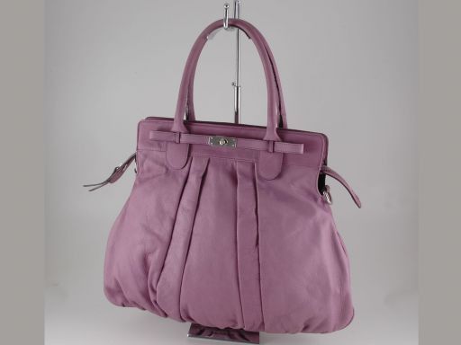 Giovanna Lady Leather bag Лиловый TL140703