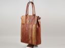 Eva Croco Look Leather bag - Big Size Оранжевый TL140922