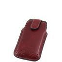 Leather IPhone3 IPhone4/4s Holder Dark Brown TL140983
