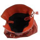 Eleonora Women's Leather Handbag Brick Orange TL141030