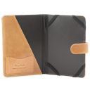 Leather IPad Mini 4 Case With Snap Button Orange TL141171