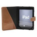 Leather IPad Mini 4 Case With Snap Button Brown TL141171