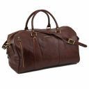 TL Voyager Travel Leather Duffle bag - Large Size Honey TL141217