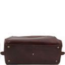 TL Voyager Reisetasche aus Leder in Halbrundem Design - Klein Braun TL141244