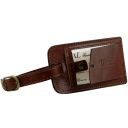 TL Voyager Reisetasche aus Leder in Halbrundem Design - Klein Honig TL141244