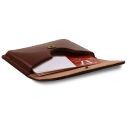 Exclusive leather business cards holder Red TL141378