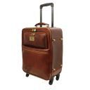 TL Voyager 4 Wheels Vertical Leather Trolley Мед TL141390