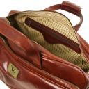 Samoa Trolley Leather bag - Small Size Dark Brown TL141452