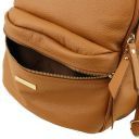 TL Bag Soft Leather Backpack for Women Темный серо-коричневый TL141532