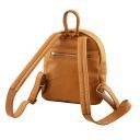TL Bag Soft Leather Backpack for Women Dark Taupe TL141532