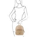 TL Bag Soft Leather Backpack for Women Темный серо-коричневый TL141532