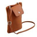 TL Bag Soft Leather Cellphone Holder Mini Cross bag Forest Green TL141605