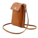 TL Bag Soft Leather Cellphone Holder Mini Cross bag Forest Green TL141605