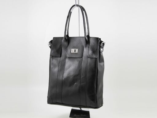 Eva Leather Tote bag Black TL140917