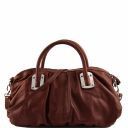 Nora Leather Mini Duffle for Women Brown TL140934