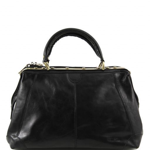 Donatello Doctor Leather bag - Small Size Черный TL140958