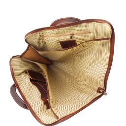 Sorrento Document Leather Briefcase Brown TL141022