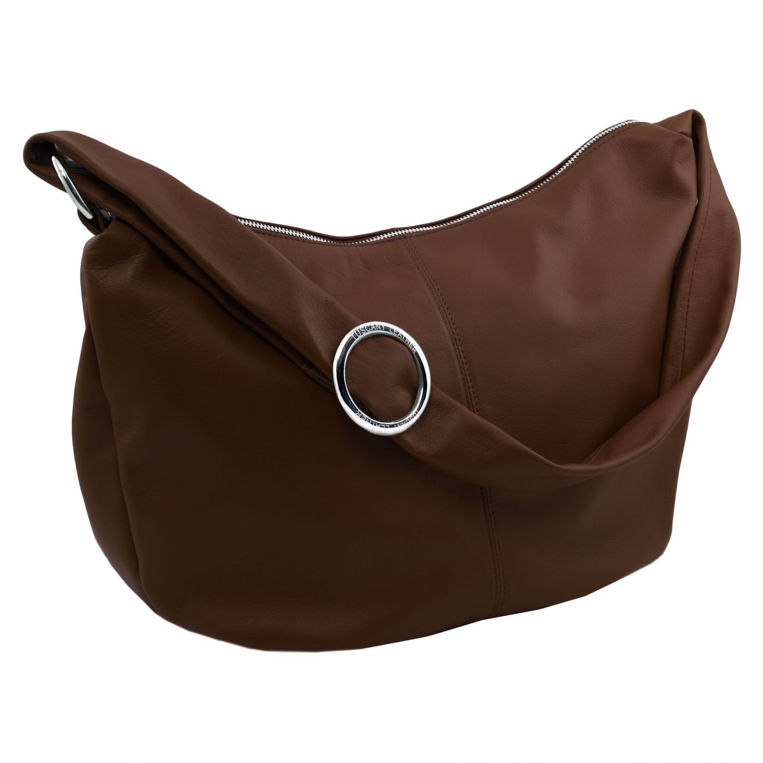 dark brown hobo purse