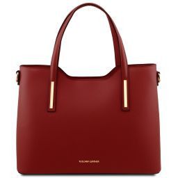 Olimpia Leather Tote Red TL141412