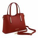 Olimpia Leather Tote - Small Size Red TL141521