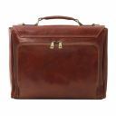 Trieste Exclusive Leather Laptop Case With 2 Compartments Коричневый TL141662