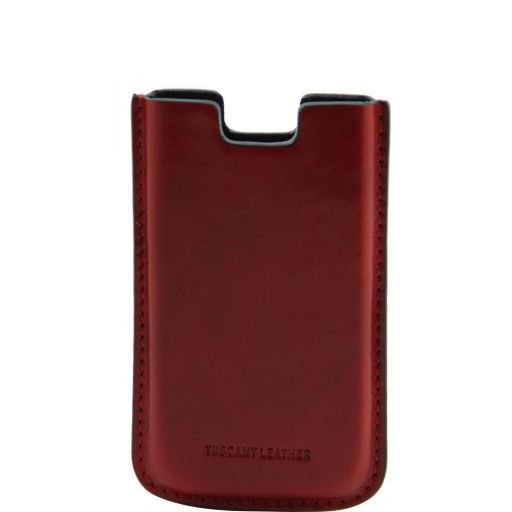 Esclusivo Porta IPhone4/4s in Pelle Rosso TL141124
