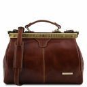 Michelangelo Doctor Gladstone Leather bag Brown TL10038