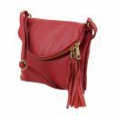 TL Young Bag Sac Bandoulière Avec Pompon Rouge TL141153