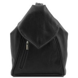 Delhi Leather backpack Black TL140962