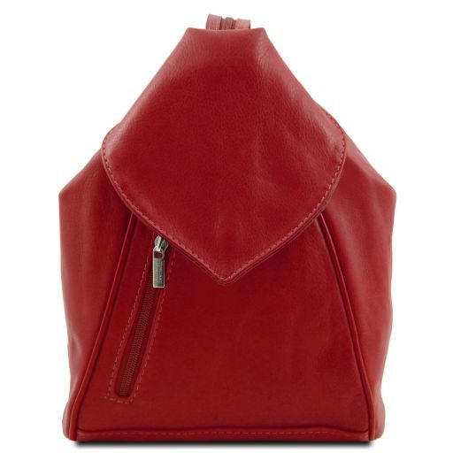 Delhi Рюкзак из мягкой кожи Красный TL140962
