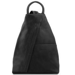 Shanghai Leather backpack Black TL140963
