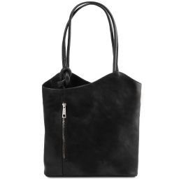 Patty Leather convertible bag Black TL141497
